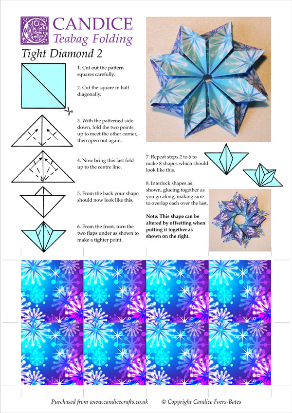 اوریگامی الماس