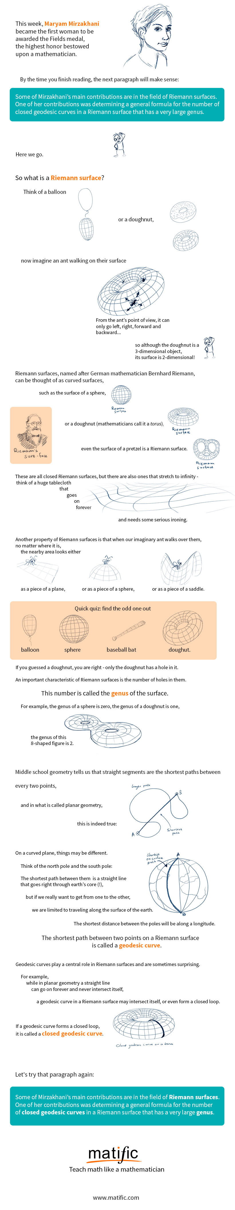  موضوع تحقیق و دستاوردهای مریم میرزاخانی که منجر به برد مدال فیلدز در ریاضیات شد