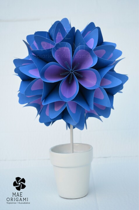 اریگامی زیبای گل 