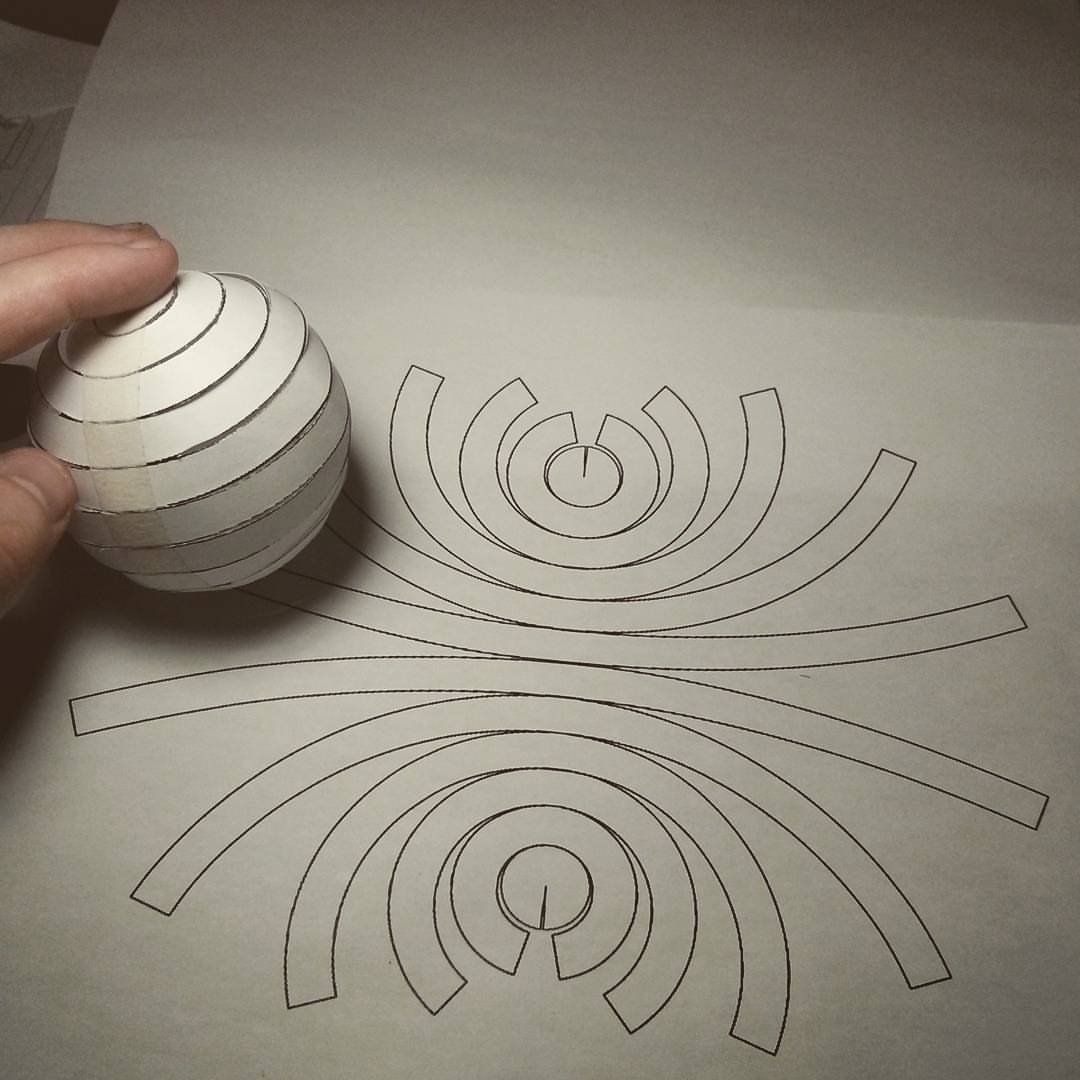 یک روش تصویر کردن کره روی سطح دو بعدی