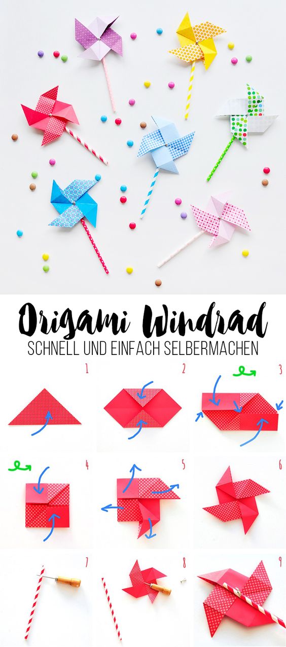 اوریگامی فرفره 