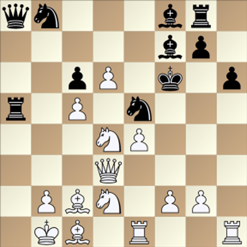 مات در ۵ حرکت، با شروع سفید