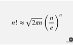 یک رابطه شگفت انگیز که مقدار تقریبی n فاکتوریل را بر اساس عدد پی و e بدست می‌دهد