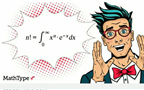 استیکر تبلیغاتی Math Type با رابطه جالبی که در آن دیده میشود