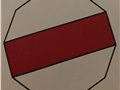 نسبت مساحت چهارضلعی قرمز به ده ضلعی منتظم چقدر است؟