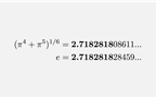 یک برابری جالب در مورد عدد e و π