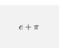 هنوز کسی نتوانسته است که گنگ بودن عدد e+π را به اثبات برساند