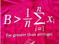 Be greater than average - بهتر از متوسط باش! 