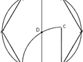 رسم شش ضلعی با خط‌کش و پرگار