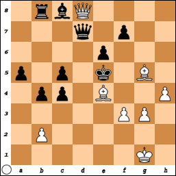 سفید شروع و در ۲ حرکت مات می‌کند