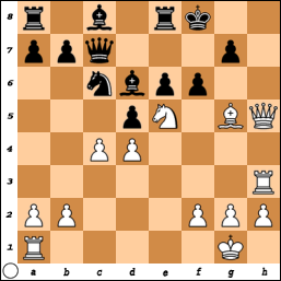 سفید در ۴ حرکت مات می‌کند از بازی Colle vs Victor Soultanbeieff, Liege, 1930