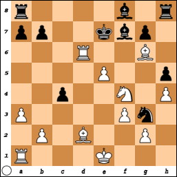 سفید شروع و در ۳ حرکت مات می‌کند